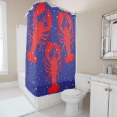 Rideau de douche Homard (En situation)