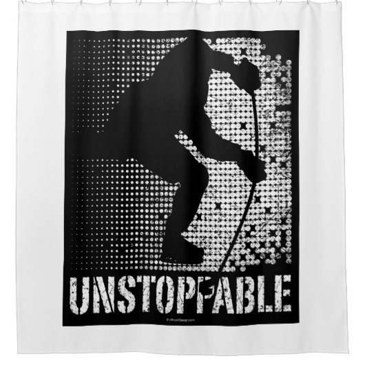 Rideau de douche imparable (Hockey) (Devant)