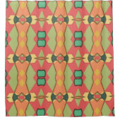 rideau de douche imprimé africain (Devant)