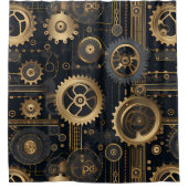 Rideau de douche industriel chic (Devant)