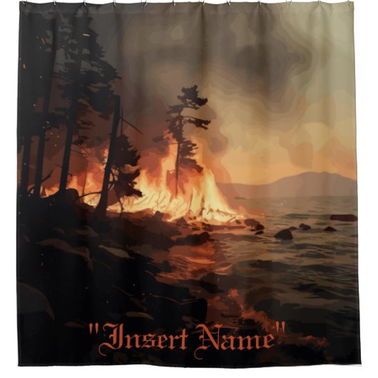 Rideau de douche Inferno (Devant)