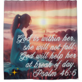 Rideau de douche 'Inspirant Faith' (Devant)