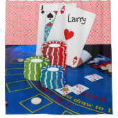 Rideau de douche Jack noir (Devant)