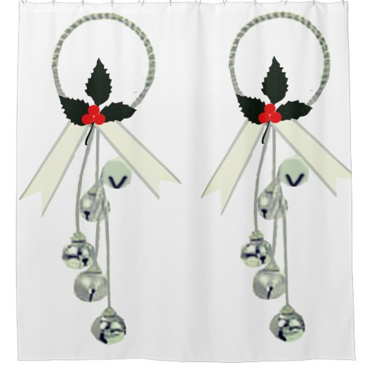 Rideau de douche Jingle Bells (Devant)