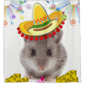 Rideau de douche Joyeux souris d'anniversaire (Devant)