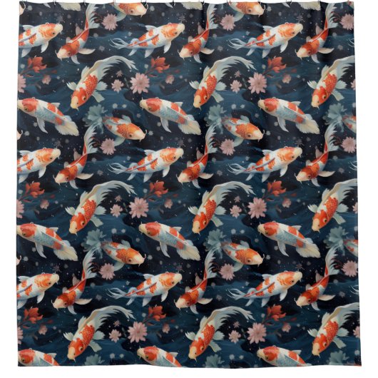 Rideau de douche Koi Pond (Devant)