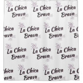 RIDEAU DE DOUCHE "LA CHICA BRAVA" (Devant)