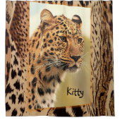Rideau de douche Leopard (Devant)