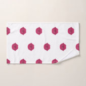 Rideau de douche Lèvres Rose Baiser Lipstick  (Serviette à main)