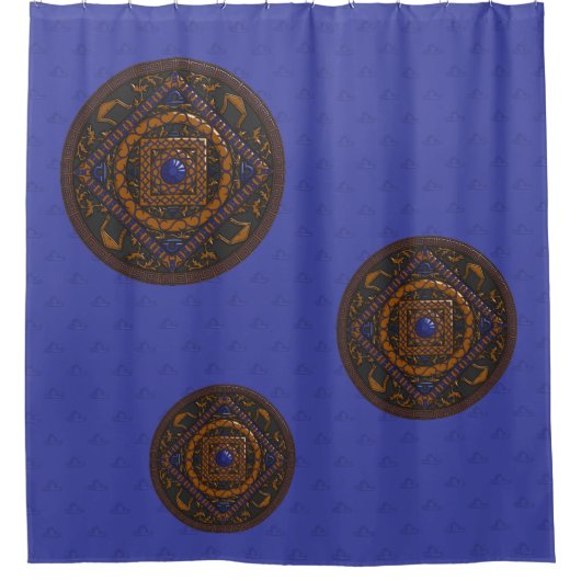 Rideau de douche Libra Mandala (Devant)