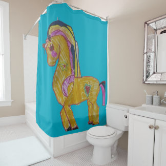 Rideau de douche Licorne