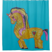 Rideau de douche Licorne (Devant)