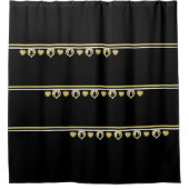 Rideau de douche Love Cat par la poète Adiela Akoo (Devant)