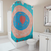 Rideau de douche Love Circles (En situation)