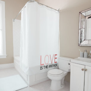 Rideau de douche Love Is The Answer