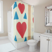 Rideau de douche Love Path (En situation)