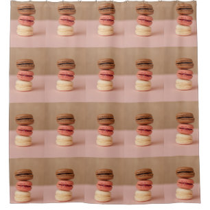 rideau de douche Macarons