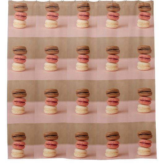 rideau de douche Macarons (Devant)