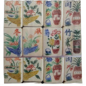 Rideau de douche Mahjong (Devant)