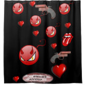 Rideau de douche mal (Devant)