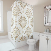 Rideau de Douche Mandala Bohème Minimaliste (En situation)