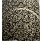 Rideau de douche Mandala Gold (Devant)