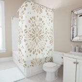 Rideau de Douche Mandala Minimaliste Bohème (En situation)