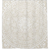 Rideau de douche Mandala minimaliste Boho (Devant)