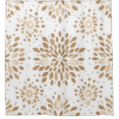 Rideau de douche mandala minimaliste boho (Devant)