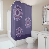 Rideau de douche Mandala Vent (En situation)