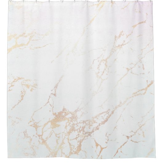 RIDEAU DE DOUCHE Marbre blanc (Devant)