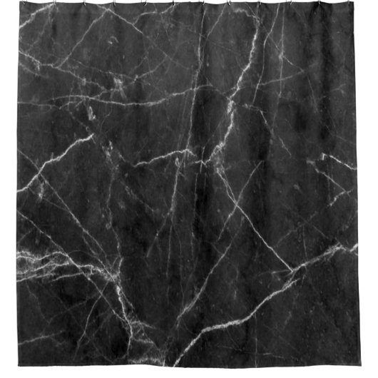 Rideau de douche Marbre noir (Devant)