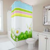 Rideau de douche/marguerite (En situation)
