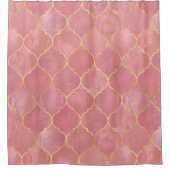 Rideau de douche marocain rose Gold (Devant)