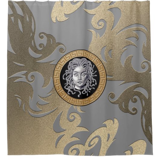 Rideau de douche Medusa de luxe (Devant)