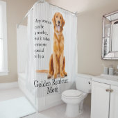 Rideau de douche mère doré (En situation)