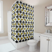 Rideau de douche Midcentury Mod (En situation)