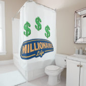 Rideau de douche Millionaire (En situation)