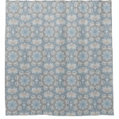Rideau de douche Miroir Bleu (Devant)