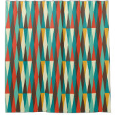 Rideau de douche moderne du milieu du siècle, Moti (Devant)