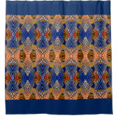 Rideau de douche/Motif africain (Devant)