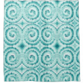 rideau de douche Motif bleu unique (Devant)