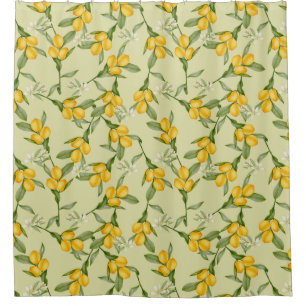 Rideau de douche Motif citron