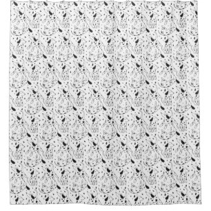 Rideau de douche Motif de Dalmatie