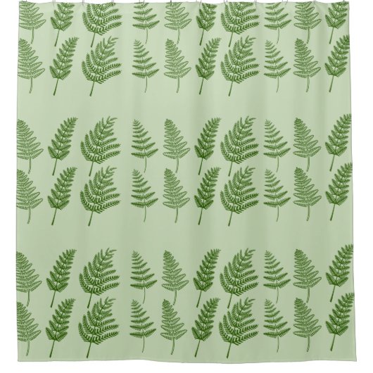Rideau de douche Motif Green Ferns (Devant)