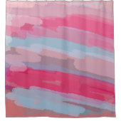 Rideau de douche Motif rose Abstrait (Devant)
