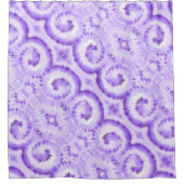 rideau de douche Motif unique Lavender Swirl (Devant)