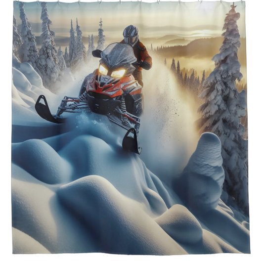 Rideau de douche motoneige (Devant)