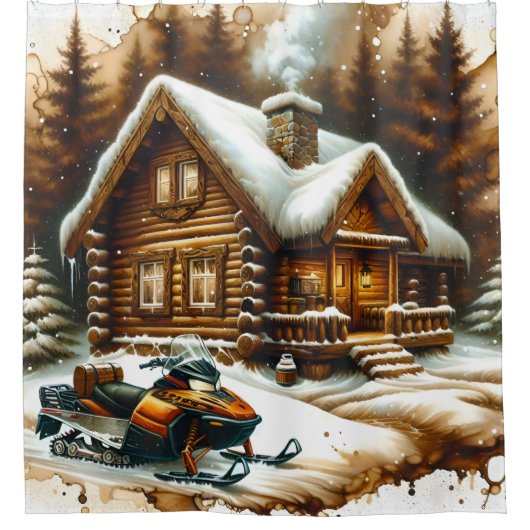 Rideau de douche motoneige (Devant)