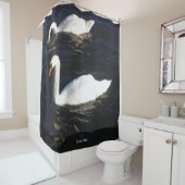 Rideau de douche Mute Swan (En situation)